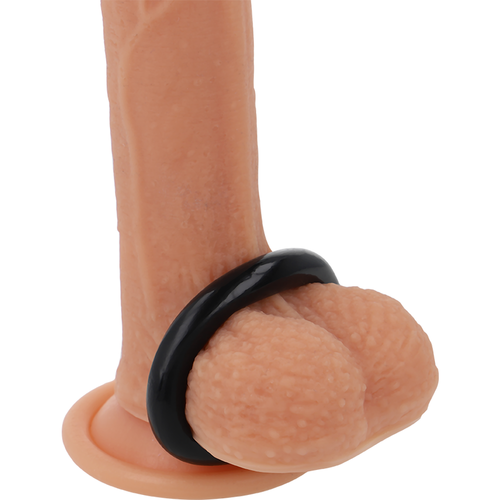 POWERING SUPER FLEXIBLE Y RESISTENTE ANILLO PENE  4.5CM NEGRO