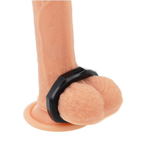 POWERING SUPER FLEXIBLE Y RESISTENTE ANILLO PENE  5CM PR10 NEGRO