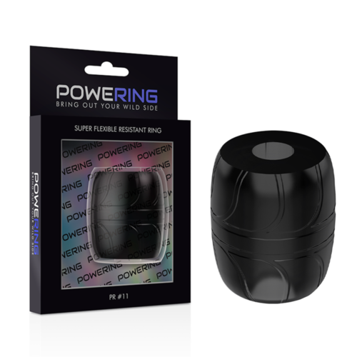 POWERING - SUPER FLEXIBLE Y RESISTENTE ANILLO PENE 5 CM PR11 NEGRO