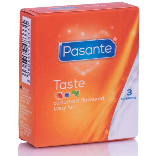 PASANTE PRESERVATIVOS SABORES 3 UNIDADES