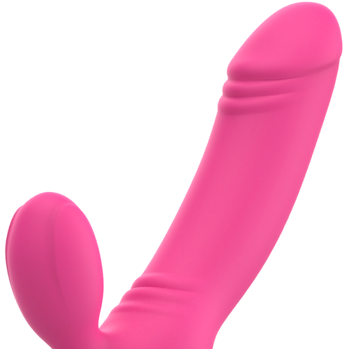 OHMAMA BIX VIBRADOR DOBLE ESTIMULACIÓN XMAS EDITION ROSA