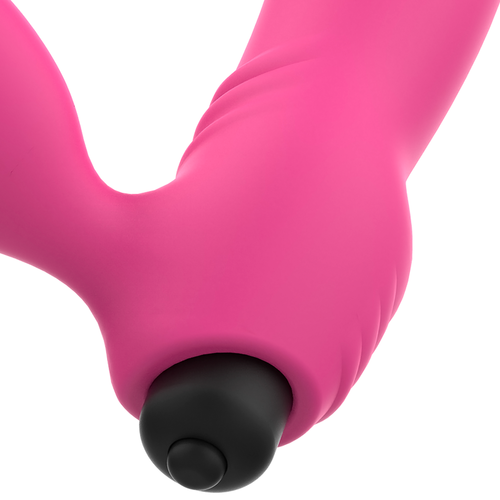 OHMAMA BIX VIBRADOR DOBLE ESTIMULACIÓN XMAS EDITION ROSA