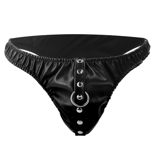 DARKNESS - TANGA DE SUMISIN CON CADENA METAL