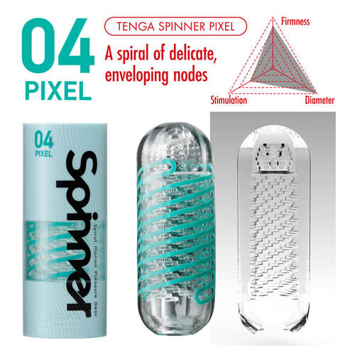 TENGA - SPINNER MASTURBADOR PIXEL