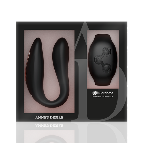 ANNE''S DESIRE - DUAL PLEASURE TECNOLOGÍA WATCHME NEGRO