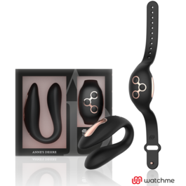 ANNE''S DESIRE - DUAL PLEASURE TECNOLOG A WATCHME NOIR/OR