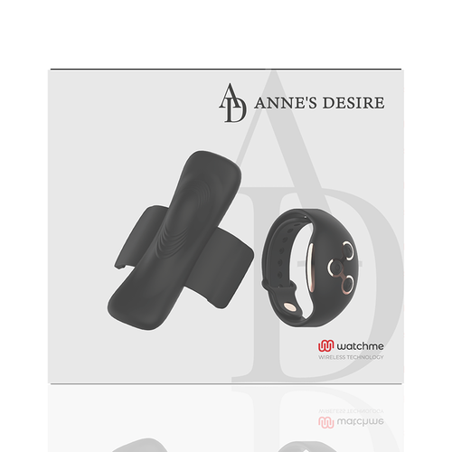 ANNE''S DESIRE - PANTY PLEASURE TECNOLOGÍA WATCHME NEGRO/GOLD