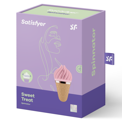 SATISFYER - SWEET TREAT SPINNATOR MARRON & ROSA