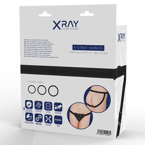 X RAY - ARNÉS COMPATIBLE CON ANILLAS SILICONA