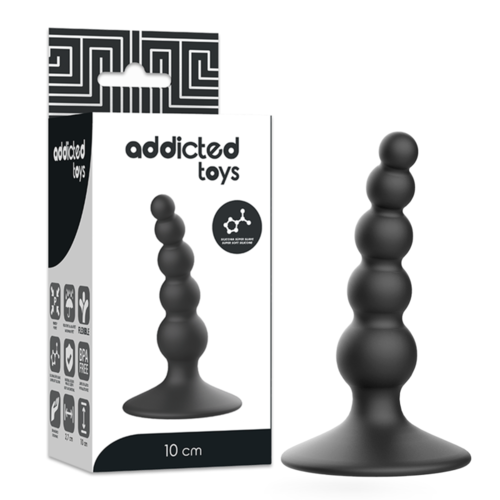 ADDICTED TOYS - ANAL SEXUAL PLUG 10 CM NEGRO