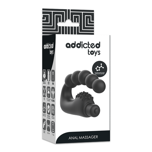 ADDICTED TOYS - MASAJEADOR ANAL PROSTATICO CON VIBRACIÓN