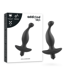 ADDICTED TOYS - MASSAGER ANAL COM VIBRATIONMODEL PRETO 1