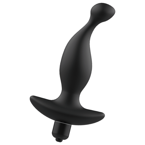 ADDICTED TOYS - MASAJEADOR ANAL CON VIBRACIN NEGRO MODELO 1