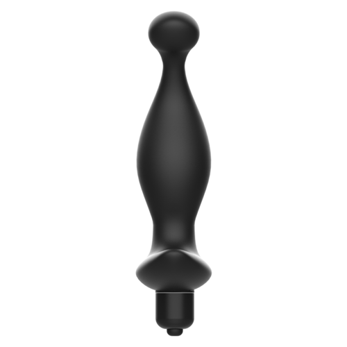 ADDICTED TOYS - MASAJEADOR ANAL CON VIBRACIN NEGRO MODELO 1