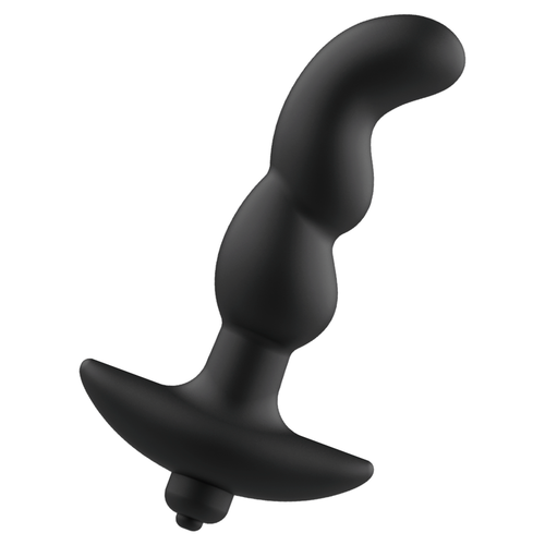 ADDICTED TOYS - MASAJEADOR ANAL CON VIBRACIN NEGRO MODELO 2