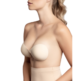 BYE-BRA - REGGISENO INVISIBLE BEIGE COPPA D