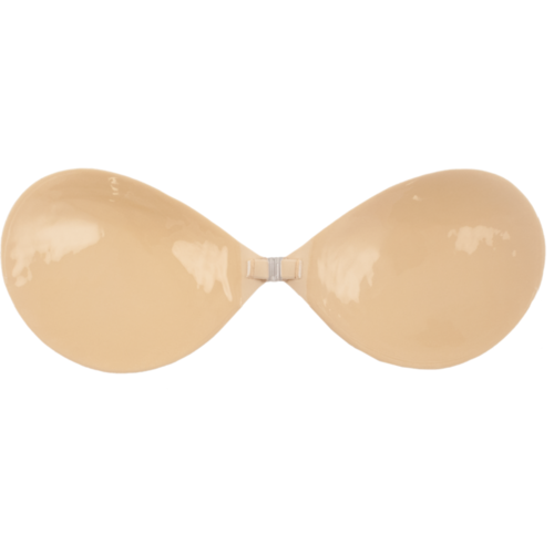 BYE-BRA - SUJETADOR INVISIBLE BEIGE COPA D