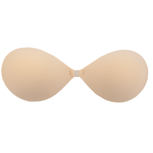 BYE-BRA - SUJETADOR INVISIBLE BEIGE COPA D