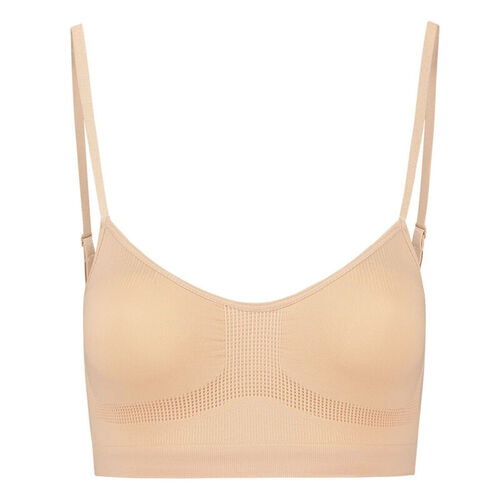 BYE-BRA - MEDIUM CONTROL SUJETADOR SIN COSTURAS BEIGE TALLA S