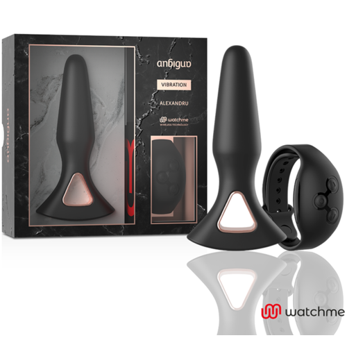 ANBIGUO - WATCHME CONTROL REMOTO VIBRADOR PLUG ANAL ALEXANDRU