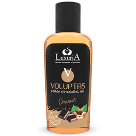 INTIMATELINE LUXURIA - VOLUPTAS GEL DA MASSAGGIO ALIMENTARE EFFETTO RISCALDANTE - CIOCCOLATO 100 ML