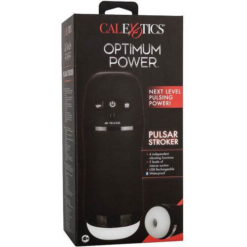 CALEXOTICS - OPTIMUM POWER MASTURBADOR CON VIBRACION Y SUCCION