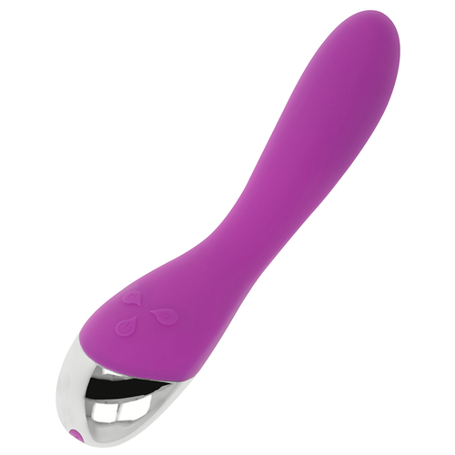 OHMAMA VIBRADOR 6 MODOS Y 6 VELOCIDADES LILA 20.5 CM