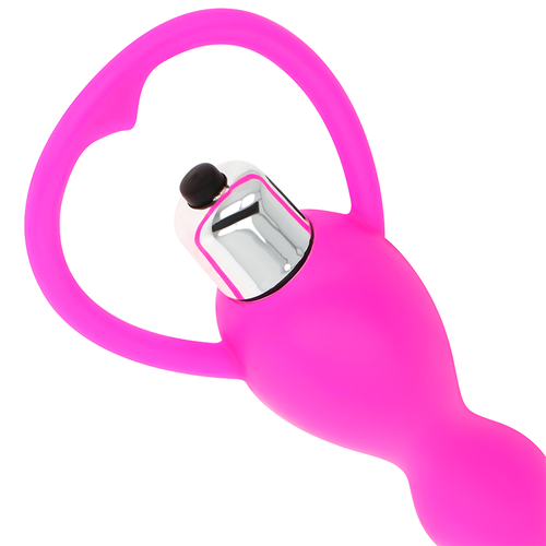 OHMAMA ESTIMULADOR ANAL CON VIBRACION - ROSA