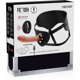 FETISH SUBMISSIVE CYBER STRAP - IMBRAGATURA CON TELECOMANDO TECNOLOGIA DILDO WATCHME S