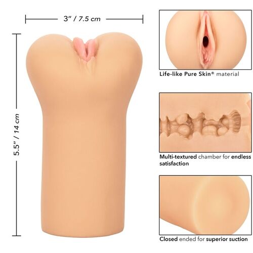 CALEX BOUNDLESS VULVA MASTURBADOR - TONO LIGHT