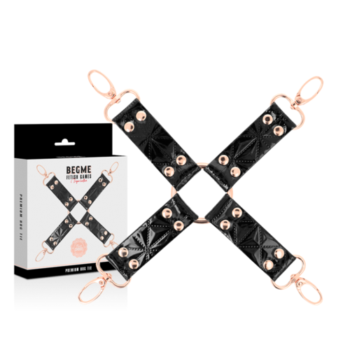 BEGME - BLACK EDITION HOG TIE CUERO VEGANO