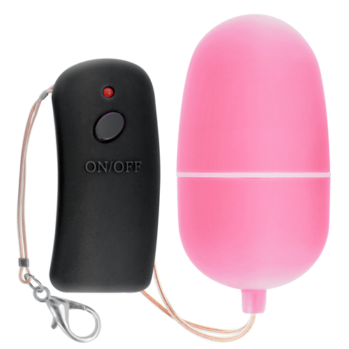 ONLINE- HUEVO VIBRADOR CON MANDO CONTROL REMOTO ROSA