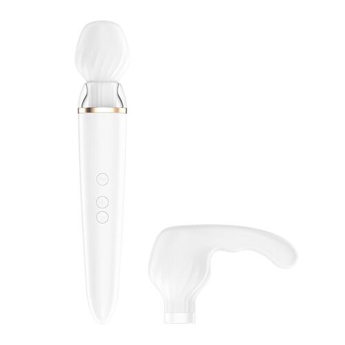 SATISFYER DOUBLE WAND-ER BLANCO