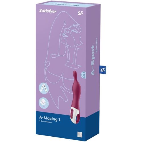 SATISFYER A-MAZING 1 VIBRADOR PUNTO A - BERRY