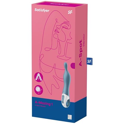 SATISFYER A-MAZING 1 VIBRADOR PUNTO A - AZUL