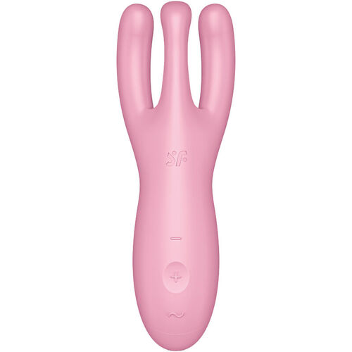 SATISFYER THREESOME 4 VIBRADOR APP - ROSA