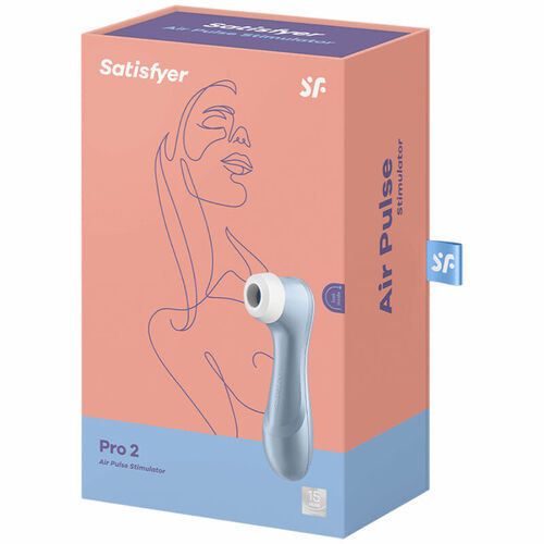 SATISFYER PRO 2 ESTIMULADOR - AZUL