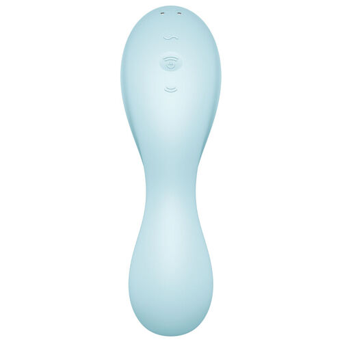 SATISFYER CURVY TRINITY 5 ESTIMULADOR Y VIBRADOR - AZUL