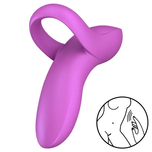 SATISFYER BOLD LOVER DEDAL VIBRADOR - ROSA