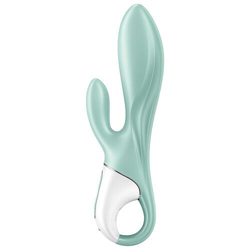 SATISFYER AIR PUMP BUNNY 5+ VIBRADOR RABBIT INFLABLE - VERDE