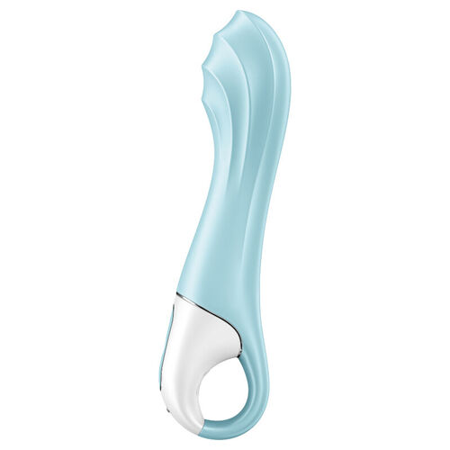 SATISFYER AIR PUMP VIBRATOR 5+ VIBRADOR PUNTO G INFLABLE - AZUL