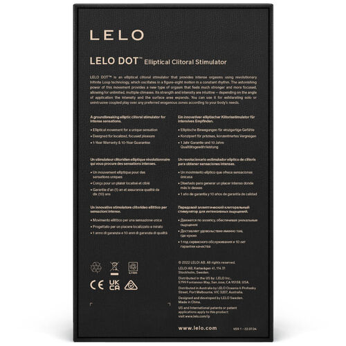 LELO - DOT ESTIMULADOR DE CLÍTORIS - ROSA