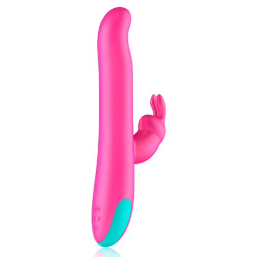 HAPPY LOKY - PLUTO RABBIT VIBRATOR & ROTATOR COMPATIBLE CON WATCHME WIRELESS TECHNOLOGY