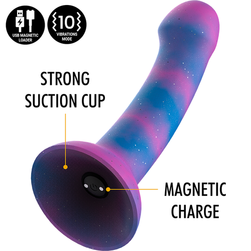 MYTHOLOGY - DION GALACTIC DILDO M - VIBRADOR COMPATIBLE CON WATCHME WIRELESS TECHNOLOGY