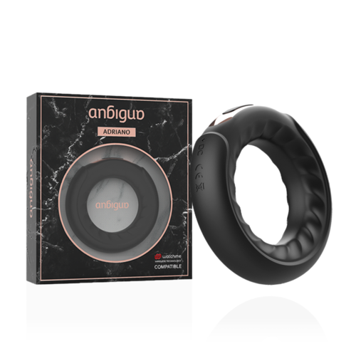 ANBIGUO - ADRIANO ANILLO VIBRADOR COMPATIBLE CON WATCHME WIRELESS TECHNOLOGY