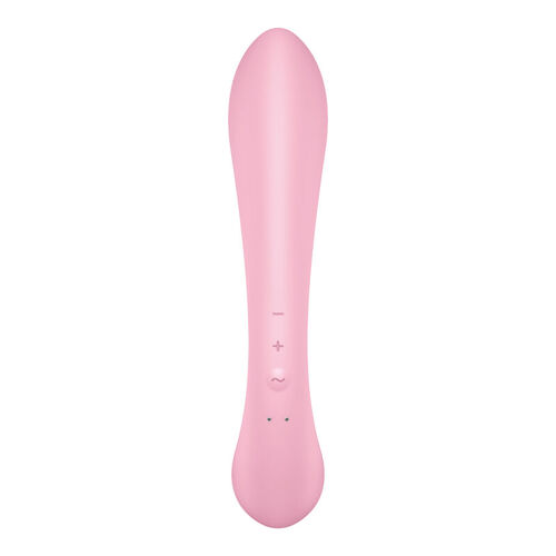 SATISFYER - TRIPLE OH VIBRADOR HÍBRIDO ROSA