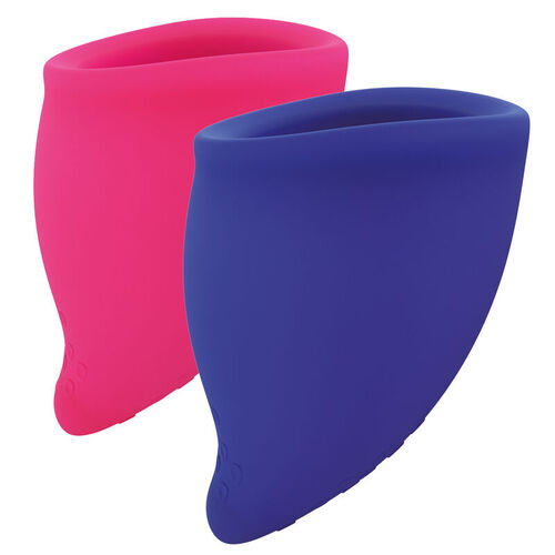 FUN FACTORY - FUN CUP EXPLORE KIT COPA MENSTRUAL ROSA & ULTRAMARINE