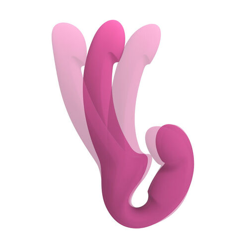 FUN FACTORY - SHARE LITE DOUBLE ARNÉS DILDO NEGROBERRY