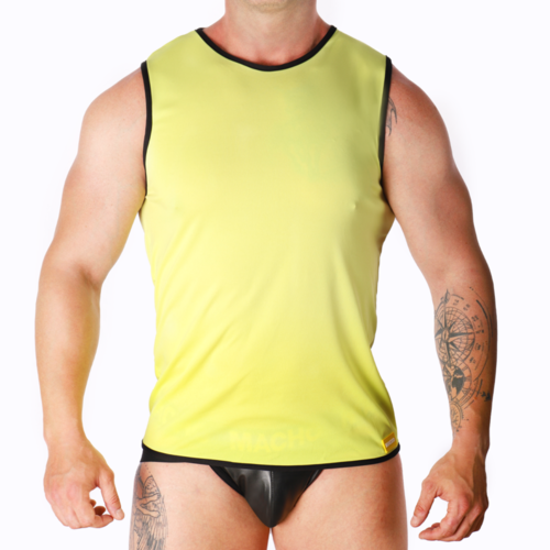 MACHO - CAMISETA AMARILLO S/M