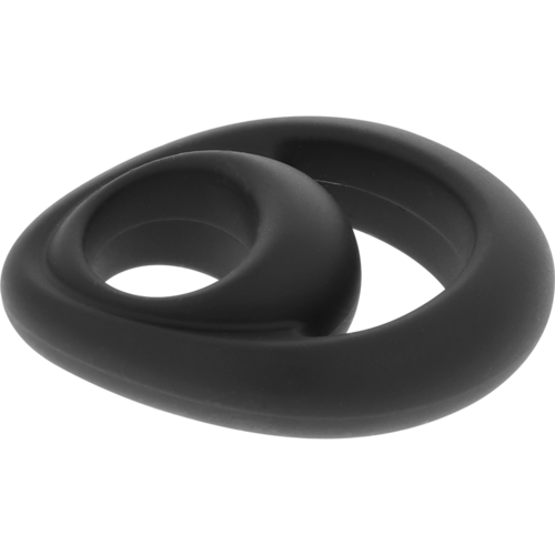 POWERING SUPER FLEXIBLE Y RESISTENTE ANILLO PENE Y TESTICULOS  PR14  NEGRO